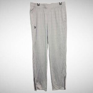 Under Armour Pants Mens XL Solid Gray Gym Track Workout Sweat